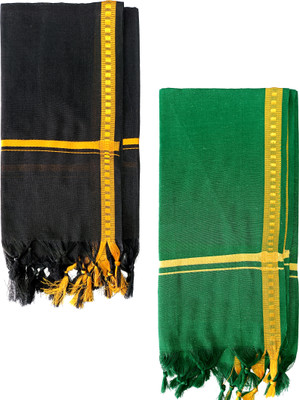Feather Green Cotton 150 GSM Bath Towel(Pack of 2)