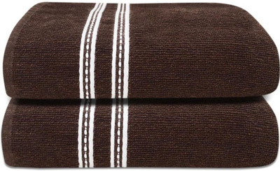 WebDealz Cotton 400 GSM Bath, Beach, Hair, Sport Towel(Pack of 2)