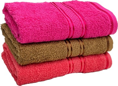 STAMIO Cotton 425 GSM Hand Towel Set(Pack of 3)