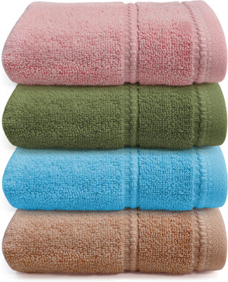 HOUSE OF TERRY Cotton 400 GSM Hand Towel Set(Pack of 4)