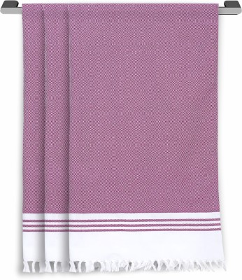 Ecosense Cotton 220 GSM Bath Towel Set(Pack of 3)
