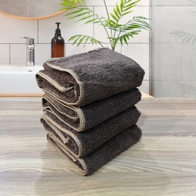 LABHAM Microfiber 450 GSM Hand Towel(Pack of 4)