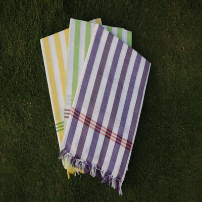 GOPAL HANDLOOMS Cotton 500 GSM Bath Towel Set(Pack of 5)