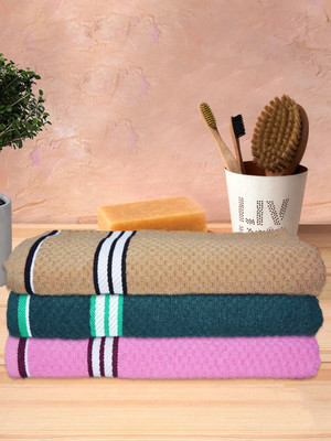 athom TRENDZ Cotton 400 GSM Bath Towel Set(Pack of 3)