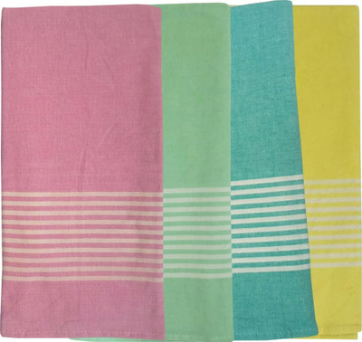 Jaipranav Cotton 280 GSM Bath Towel Set(Pack of 4)