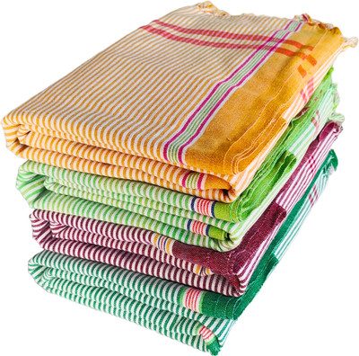 sairithanya enterprises Cotton 800 GSM Bath Towel Set(Pack of 4)