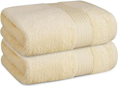 Lurevia Cotton 550 GSM Bath, Beach, Face, Hair, Hand, Sport Towel(Pack of 2)