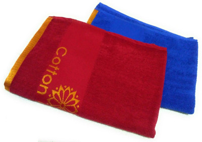 Tecsun Terry Cotton 450 GSM Bath Towel(Pack of 2)