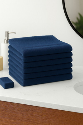 Dollar Cotton 450 GSM Face Towel Set(Pack of 6)