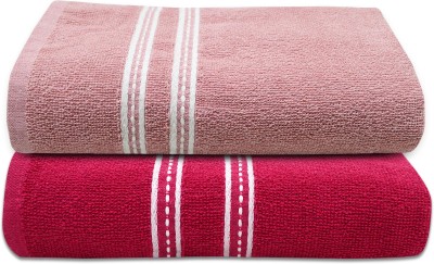 LADLI JEE Cotton 400 GSM Bath, Sport, Beach Towel(Pack of 2)