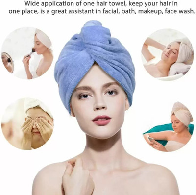 VP Creation Microfiber 500 GSM Hair Towel(Pack of 3)