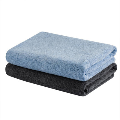 Wakefit Microfiber 350 GSM Bath Towel(Pack of 2)