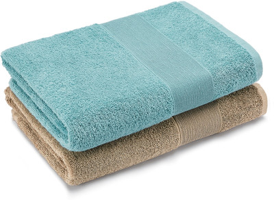 haus & kinder Cotton 500 GSM Bath Towel Set(Pack of 2)