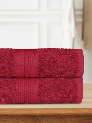 Story@home Cotton 350 GSM Bath Towel Set(Pack of 2)