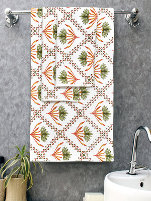 Mafatlal Cotton 250 GSM Bath Towel(Pack of 3)