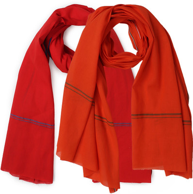 TORPPEZA Cotton 180 GSM Face Gamcha Set(Pack of 2)