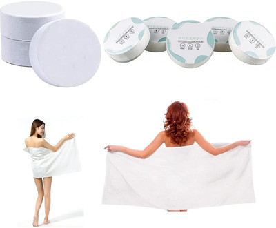 Kasa Travel Magic Compressed Tissue Disposable Towel Expands with Water x5.03