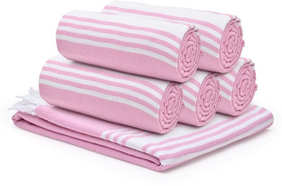 The Better Home Cotton 200 GSM Bath Towel Set(Pack of 6)
