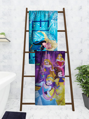 DISNEY Cotton 350 GSM Bath Towel(Pack of 2)