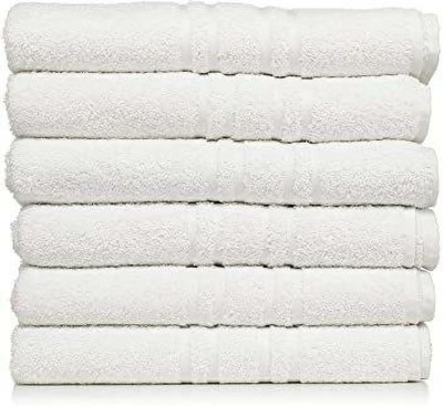 B S NATURAL Cotton 280 GSM Hand Towel Set(Pack of 6)