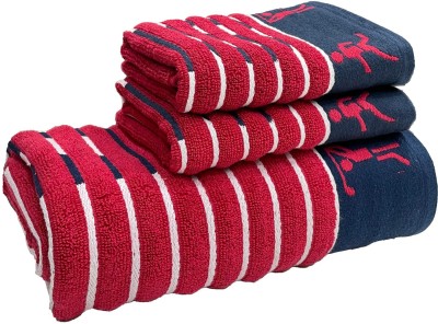 STAMIO Cotton 450 GSM Bath, Hand, Sport Towel Set(Pack of 3)