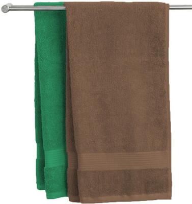 Shreejee Cotton 400 GSM Bath, Beach, Hair, Sport Towel(Pack of 2)