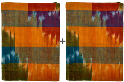 Sri Ganesha Handloom Cotton 350 GSM Bath, Face, Hair, Beach, Hand, Sport Gamcha Set(Pack of 2)