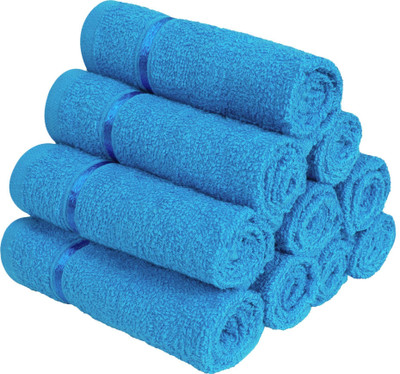 Story@home Cotton 400 GSM Face Towel Set(Pack of 10)