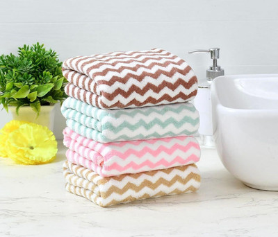 namo creation Microfiber 300 GSM Hand Towel(Pack of 2)