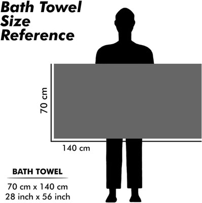 DECORHUB Microfiber 400 GSM Bath, Beach, Hair Towel(Pack of 2)