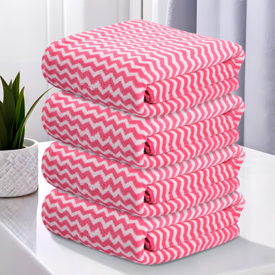 KUBER INDUSTRIES Microfiber 280 GSM Bath Towel(Pack of 4)