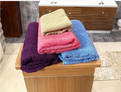 FinesseDecor Cotton 500 GSM Bath, Beach, Face, Hair, Sport Towel Set(Pack of 4)