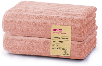 anko Cotton 700 GSM Bath Towel Set(Pack of 2)