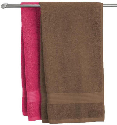 WebDealz Cotton 400 GSM Bath, Beach, Hair, Sport Towel(Pack of 2)