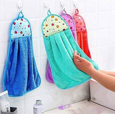 DANKE Microfiber 250 GSM Hand Towel Set(Pack of 4)