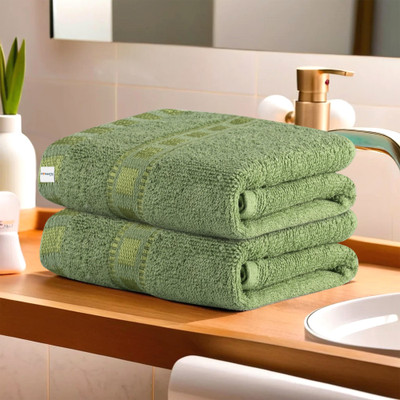 HOMESTIC by Kuber Industries Cotton 250 GSM Face, Hand Towel Set(Pack of 2)