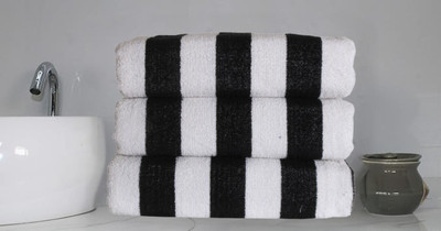 Hornbill Enterprises Cotton 500 GSM Bath, Beach, Hair, Face Towel Set(Pack of 3)