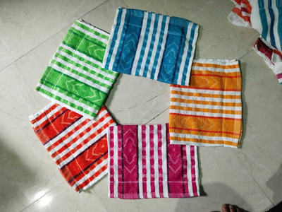 NS enterprises Cotton 350 GSM Bath, Hand, Face Towel Set(Pack of 5)