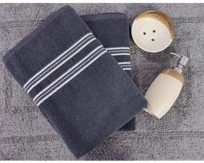 Domi Cotton 587 GSM Bath Towel(Pack of 2)