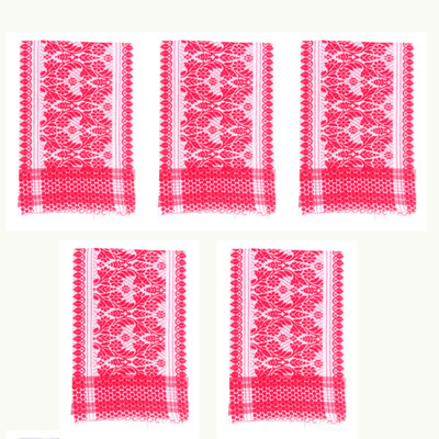 ASSAM GAMCHA Polycotton, Cotton 90 GSM Bath, Face, Hand, Sport Gamcha(Pack of 5)
