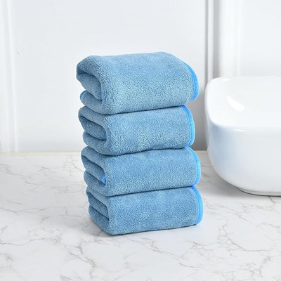 DEEPTI CHANDNA DESIGNS Microfiber 340 GSM Hand Towel Set(Pack of 4)