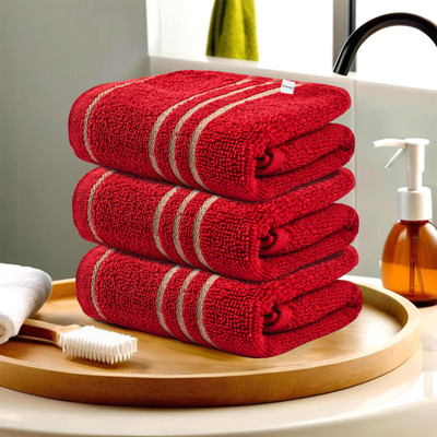 HOMESTIC by Kuber Industries Cotton 350 GSM Face Towel Set(Pack of 3)