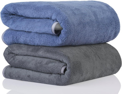 Sffizeex Microfiber 500 GSM Bath Towel Set(Pack of 2)