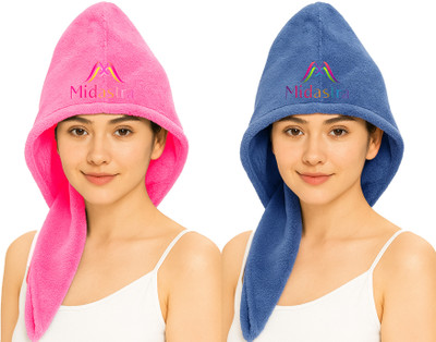 Midastra Microfiber 500 GSM Hair Towel(Pack of 2)