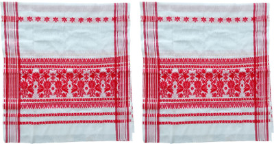 ASSAM GAMCHA Polycotton, Cotton 101 GSM Bath, Face, Hand, Sport Gamcha(Pack of 2)