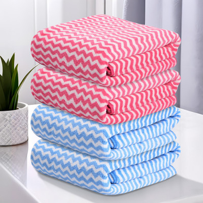 KUBER INDUSTRIES Microfiber 280 GSM Bath Towel(Pack of 4)