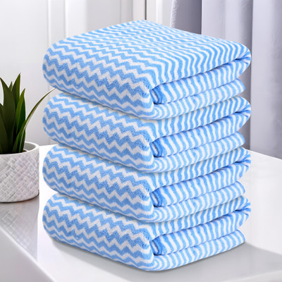 KUBER INDUSTRIES Microfiber 280 GSM Bath Towel(Pack of 4)