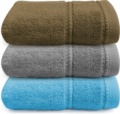 HOUSE OF TERRY Cotton 400 GSM Hand Towel Set(Pack of 3)