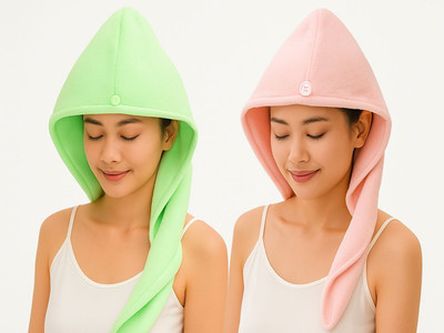 VYAKOM EXPORTS Microfiber 500 GSM Hair Towel(Pack of 2)