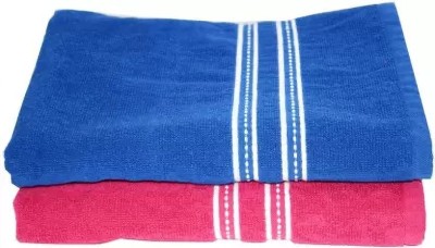 Cool Dealzz Cotton 370 GSM Bath Towel(Pack of 2)